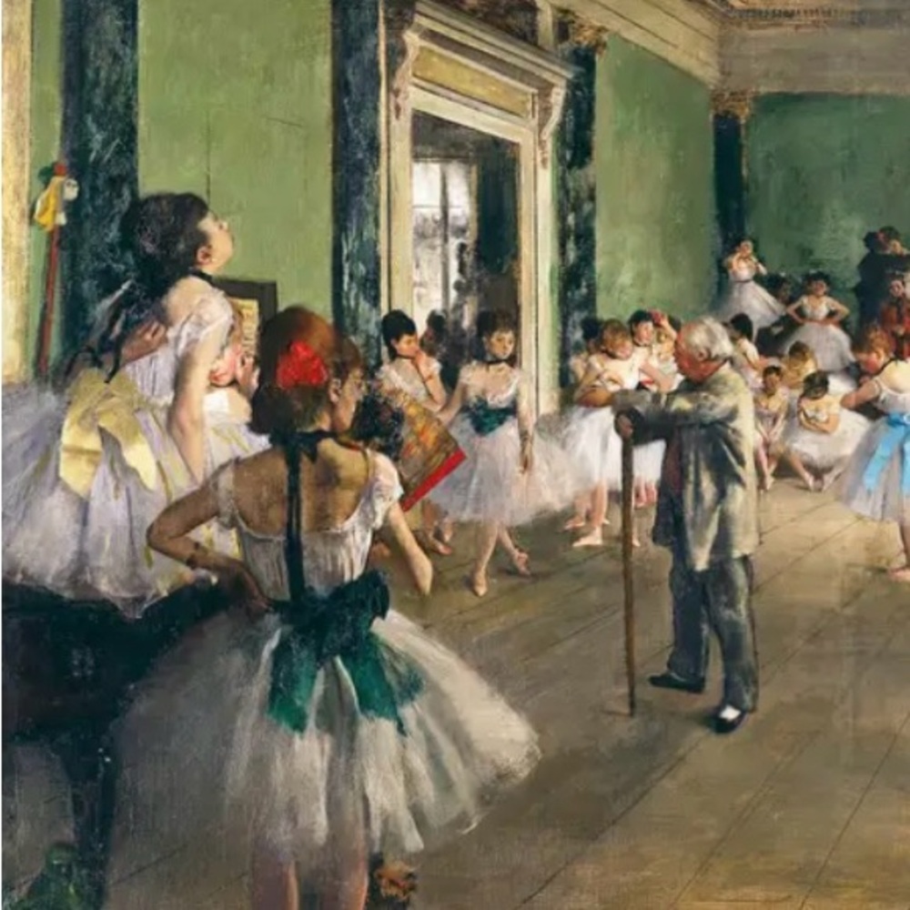 Musee d’Orsay Degas Print La Classe de Dance in Original Packaging